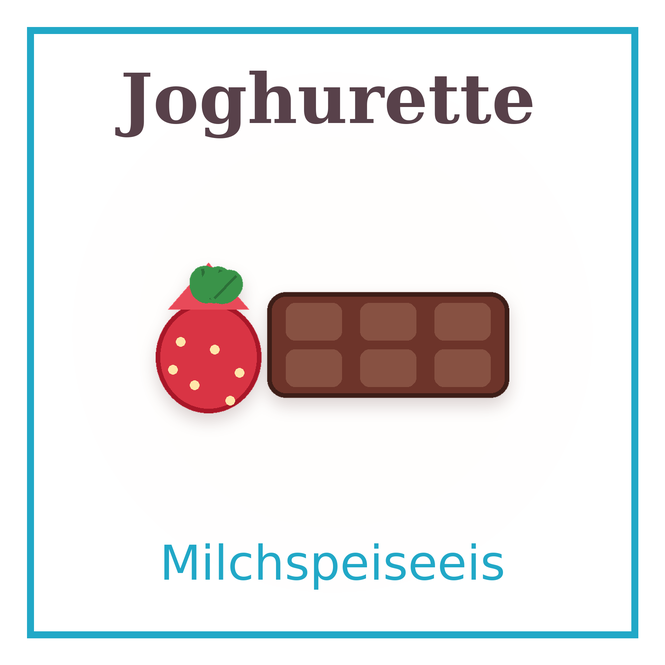 Eisschild Joghurette