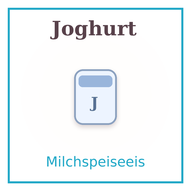 Eisschild Joghurt