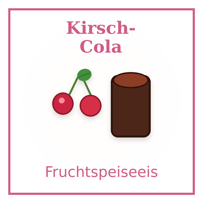 Eisschild Kirsch-Cola