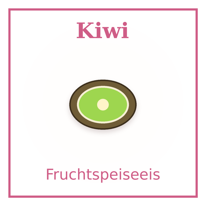 Eisschild Kiwi