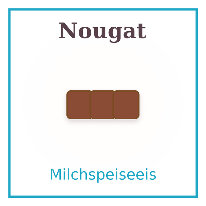Eisschild Nougat