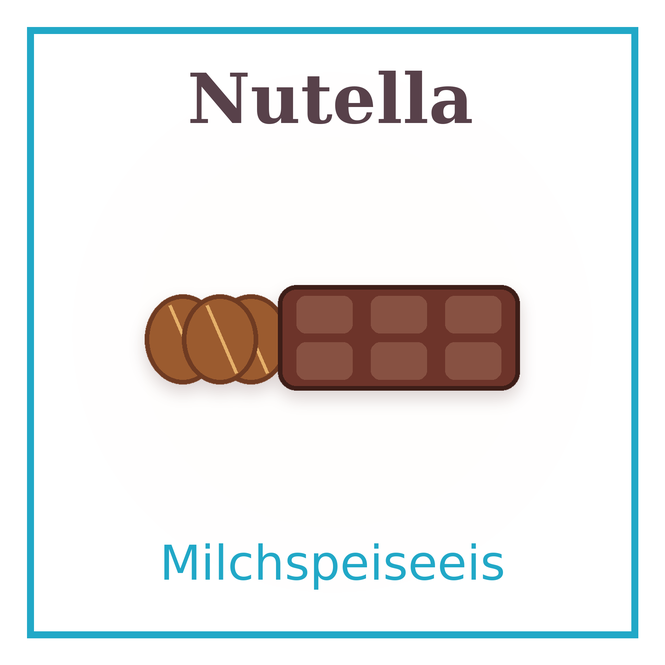 Eisschild Nutella