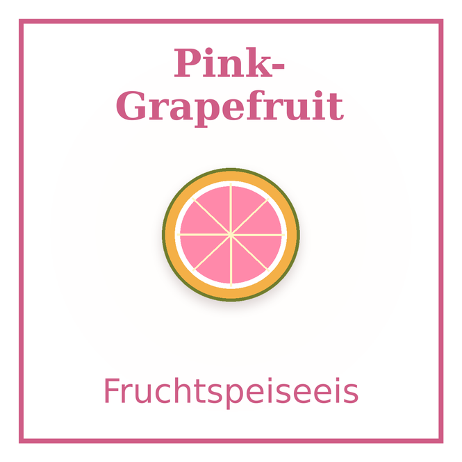 Eisschild Pink-Grapefruit