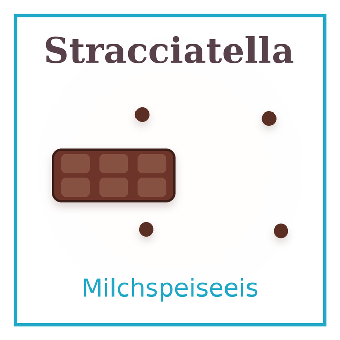 Eisschild Stracciatella