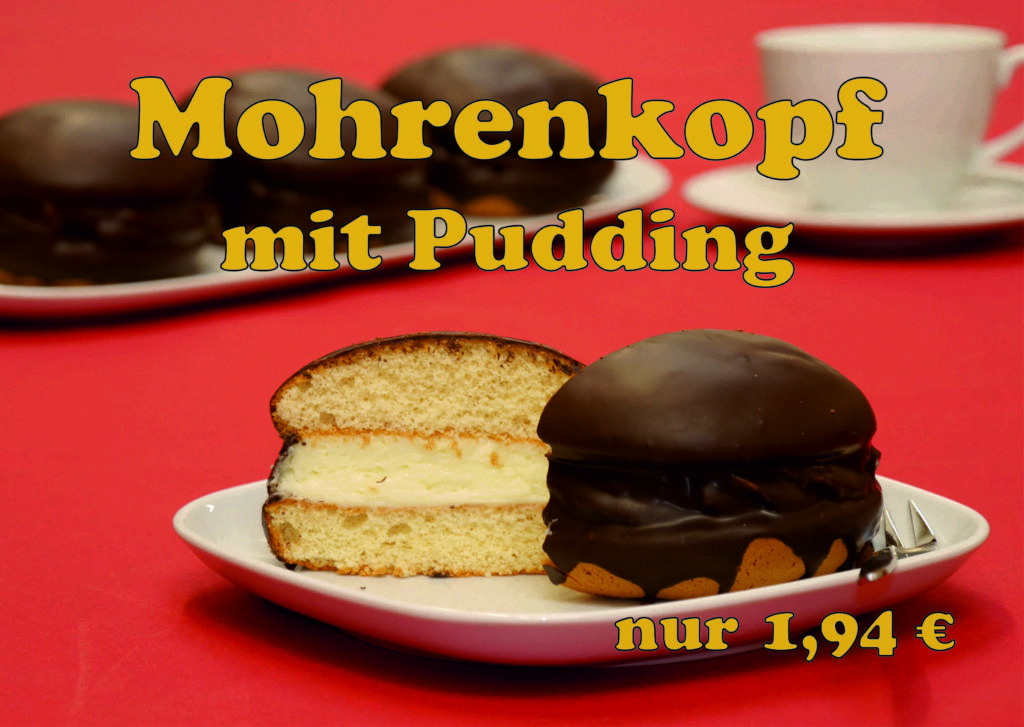 Mohrenkopf mit Pudding – Wochenangebot der Bäckerei Stelmecke
