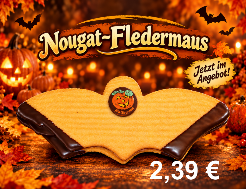 Wochenangebot Nougat-Fledermaus